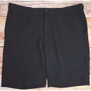 Travis Mathew Black Mens Stretch Performance Shorts 40